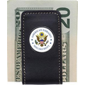Two-Tone Leather Money Clip
